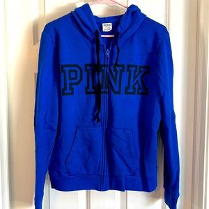 PINK Victoria Secret Zip Up Hoodie- Large